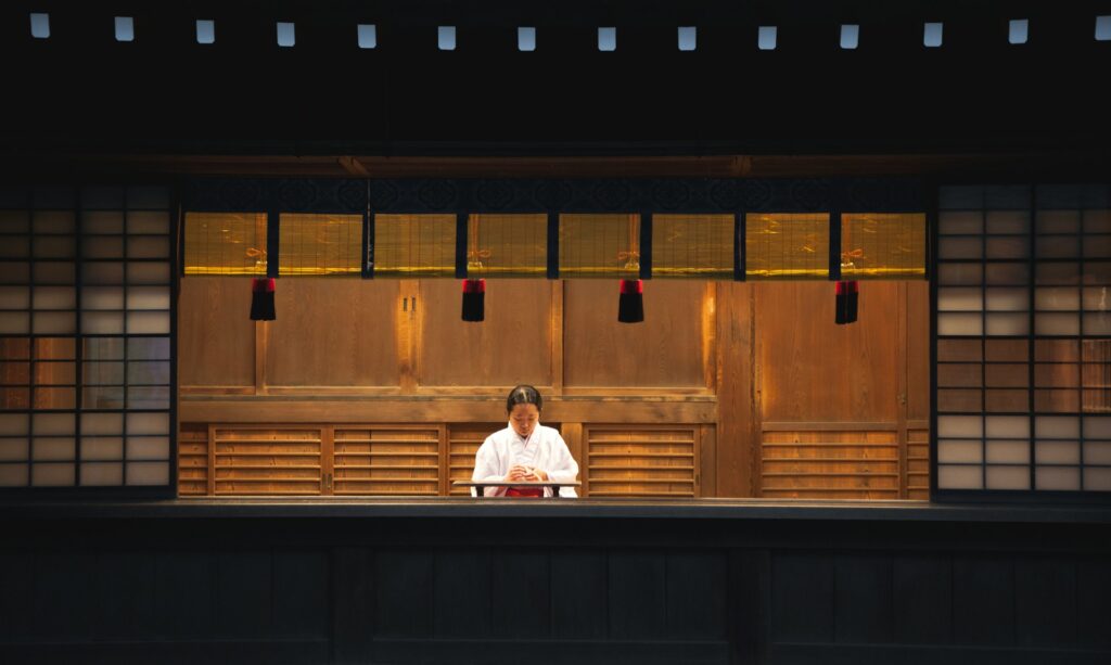 japanese chef making preparation